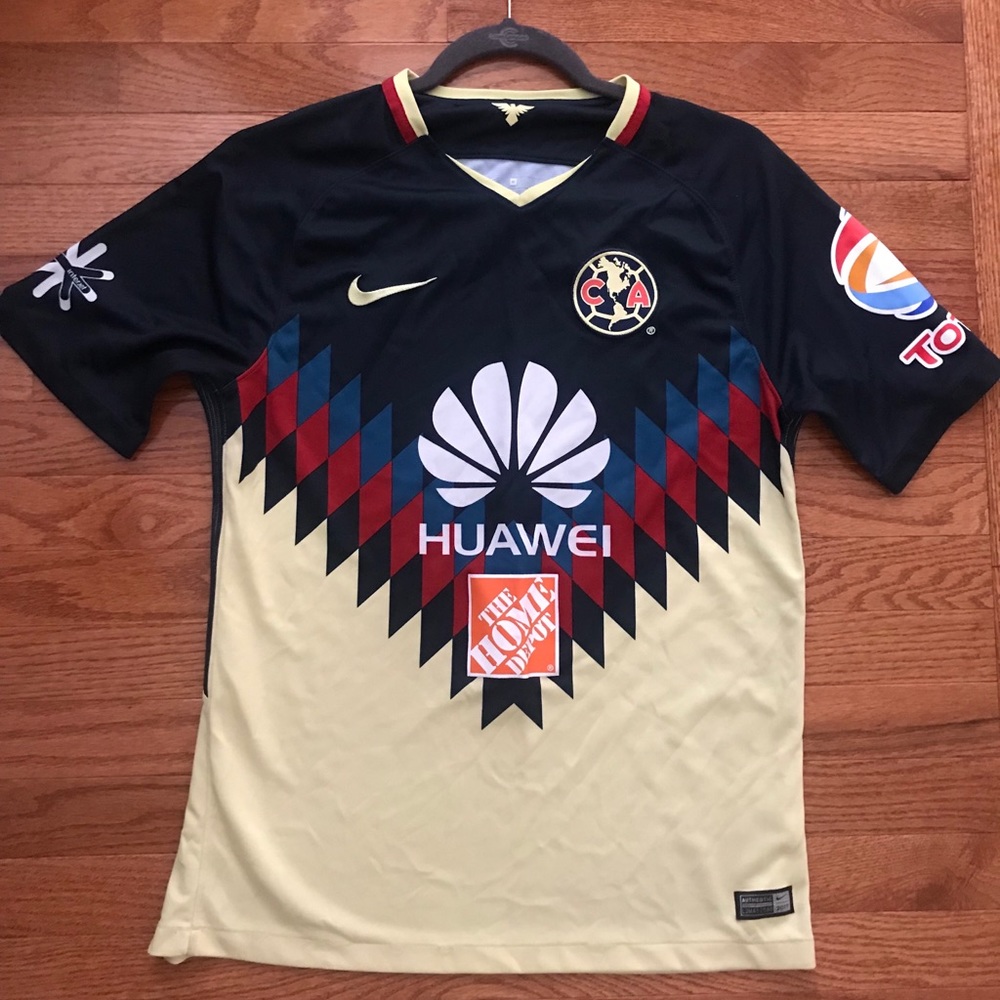 Nike Club America Home Jersey 2017/18 - Navy (M)